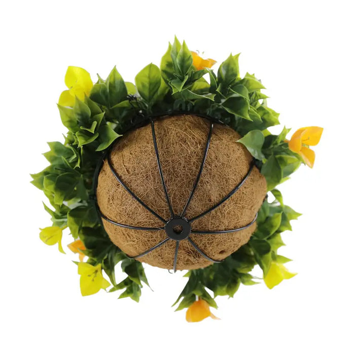 DECORATIVE LANDSCAPING HANGING BASKET F28CM HD BOUGAINVILLE - Изкуствени растения<<<Стайни