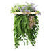 DECORATIVE LANDSCAPING HANGING RING F40CM FERN HD HD-10457 - Изкуствено озеленяване<<<Мрежи и