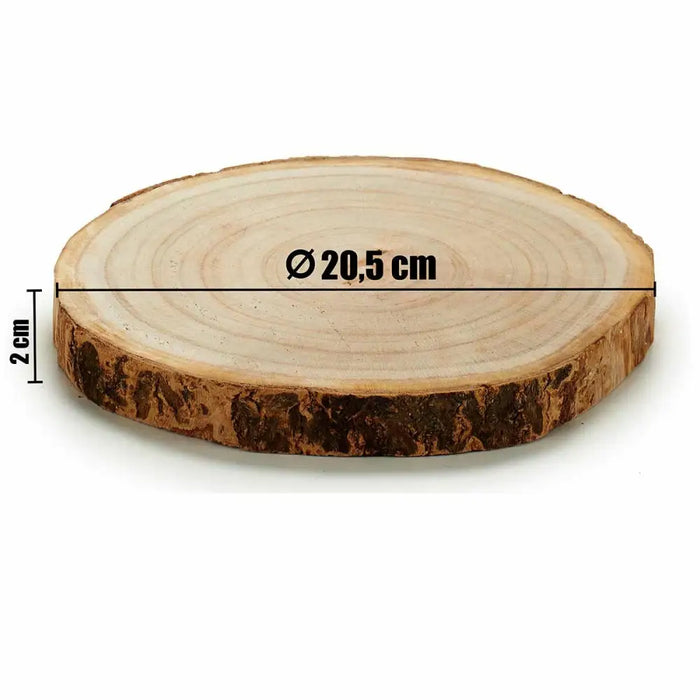 Decorative Log Gift Decor Brown 18 x 2 x 18 cm (18 Units) - Декорация и Осветление<<<Дом Градина<<<BigBuy&&&Други