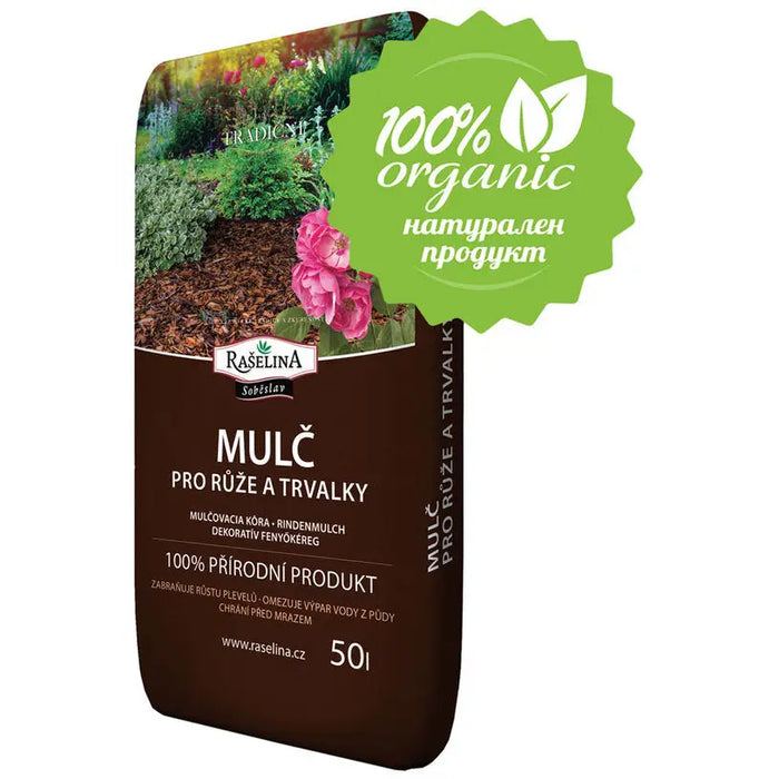 DECORATIVE MULCH FOR ROSES 50L RASELINA SOBESLAV - Мулч<<<Торове почви и тревни смески<<<Градина<<<Praktiker