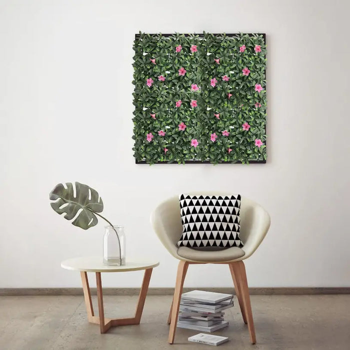 DECORATIVE PANEL 50X50CM AZALEA 1 PCS HD HD-10446 - Изкуствено озеленяване<<<Мрежи и огради<<<Градина<<<Praktiker