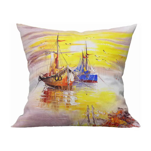 DECORATIVE PILLOW CASE DEON 45X45 CM. OCEAN 02 - Текстил спалня други<<<Текстил за спалня<<<Мебели и