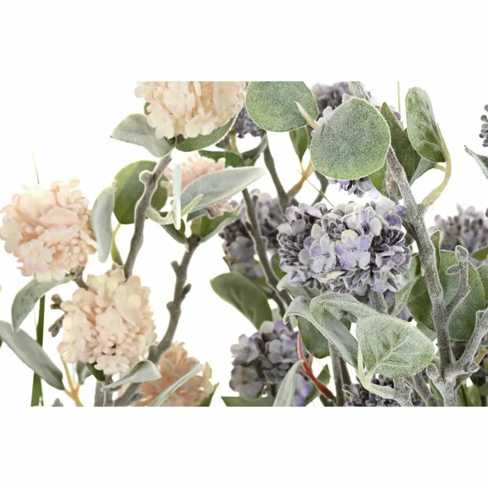 Decorative Plant DKD Home Decor 30 x 30 x 78 cm Pink Metal Lilac Green PVC (2 Units) - Декорация и Осветление<<<Дом
