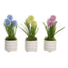 Decorative Plant DKD Home Decor Foam Blue Pink Yellow polypropylene 15 x 15 x 30 cm (3 Pieces) - Декорация и