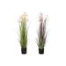 Decorative Plant DKD Home Decor Metal Orange Burgundy PVC Lilies (25 x 25 x 88 cm) (2 Units) - Декорация и