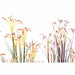 Decorative Plant DKD Home Decor Metal Orange Green Burgundy PVC 35 x 35 x 114 cm (2 Units) - Декорация и