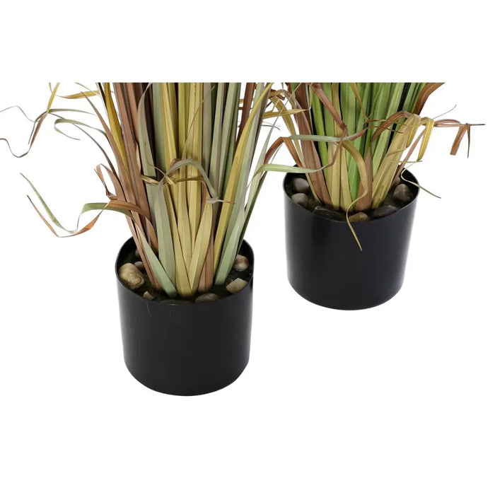Decorative Plant DKD Home Decor Polyethylene Green Burgundy PVC 40 x 40 x 120 cm Mustard (2 Units) - Декорация и