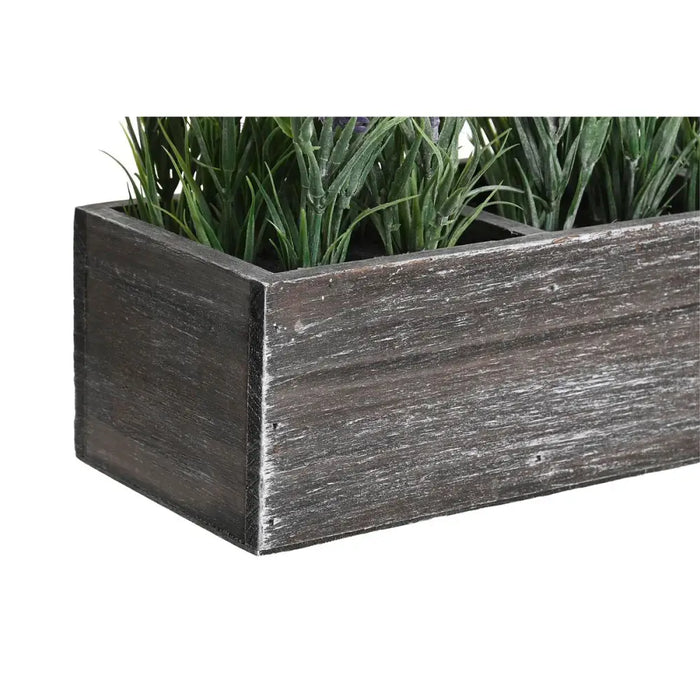 Decorative Plant DKD Home Decor Wood Polyethylene 32 x 14 x 19,5 cm (2 Units) - Декорация и Осветление<<<Дом