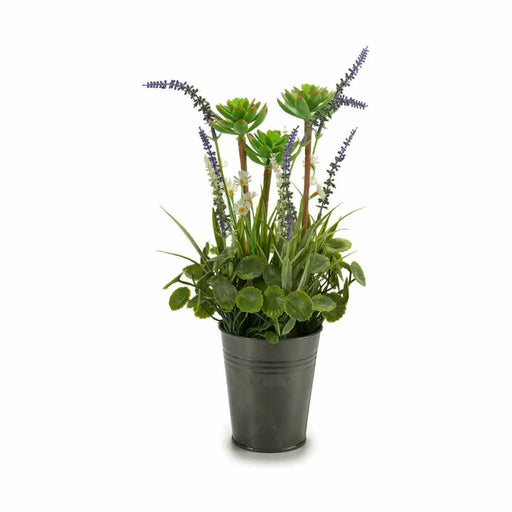Decorative Plant Ibergarden Metal Plastic Lavendar 13 x 40 x 13 cm (12 Units) - Декорация и Осветление<<<Дом