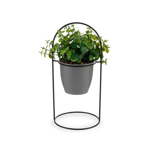 Decorative Plant Ibergarden Metal Plastic Sheets Circular 21 x 30 x 21 cm (8 Units) - Декорация и Осветление<<<Дом