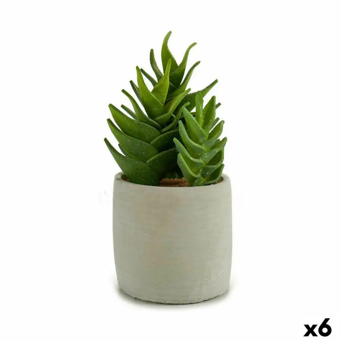 Decorative Plant Ibergarden Plastic Succulent 12 x 24 x 12 cm (6 Units) - Декорация и Осветление<<<Дом
