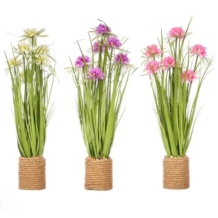 Decorative Plant Ibergarden Rope Plastic Stone 30 x 70 x 30 cm (3 Units) - Декорация и Осветление<<<Дом