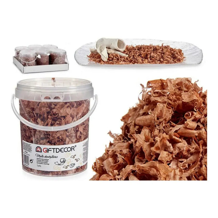 Decorative Shavings Gift Decor 13 x 14 x 14 cm - Декорация и Осветление<<<Дом Градина<<<BigBuy&&&Други артикули за