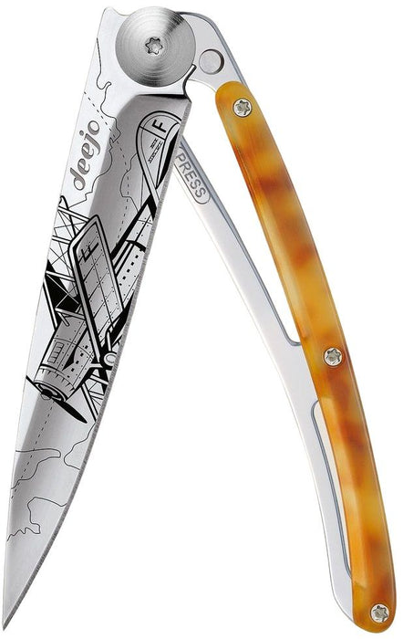 POCKET KNIFE DEEJO LIGHT TURTLE- AVIATION