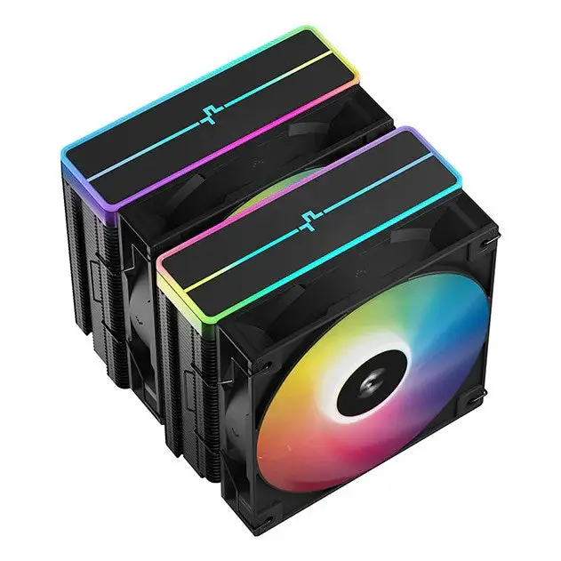 DeepCool AG620 BK ARGB V2 Chipset Motherboard Air cooler 12 cm Black 1 pc(s) - CPU