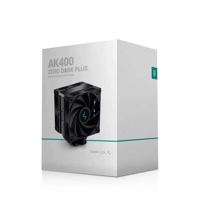 DeepCool AK400 ZERO DARK PLUS Processor Air cooler 12 cm Black 1 pc(s) - CPU coolingCHL-CPU<<<CoolingCHL<<<ActionPL