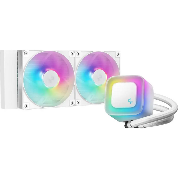 DeepCool LE240 WH V2 Processor All-in-one liquid cooler 12 cm White 1 pc(s) - Cooling - water cooling