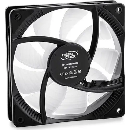 DeepCool RF120 Computer case Fan 12 cm Black White - Cooling - fansCHL-WEN<<<CoolingCHL<<<ActionPL