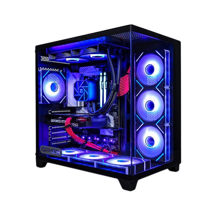 Gaming desktop computer GRIGS with liquid cooling of the processor NOVA MAX AMD RYZEN 7 7700, GEFORCE RTX 5060 TI 16G VENTUS, RAM MEMORY 16+16 GB, 6000 MHz