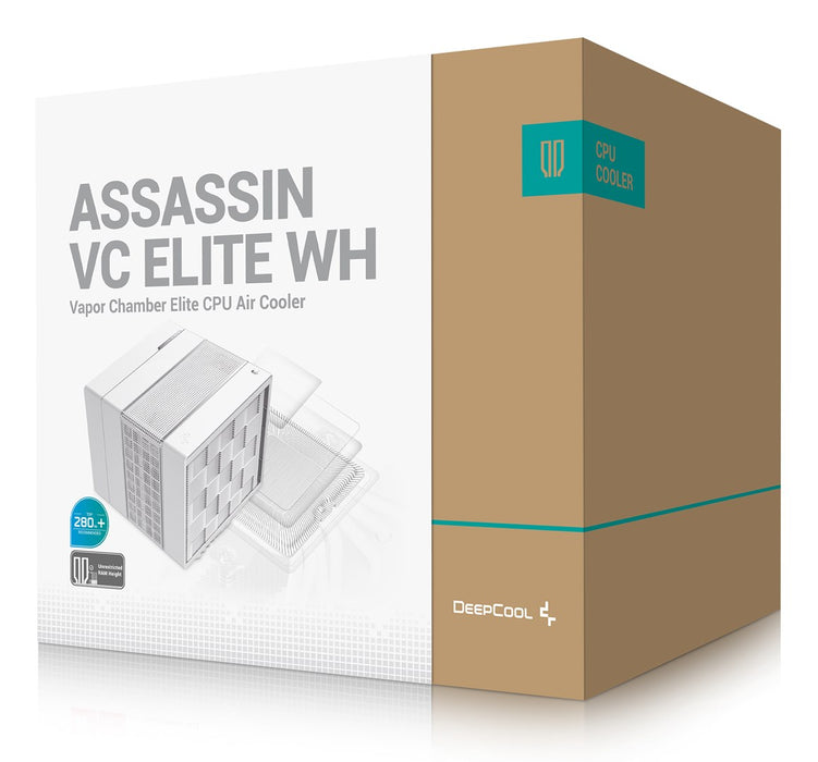 DeepCool Assassin VC Elite WH Processor Air cooler 120/140 mm White 1 pc(s)