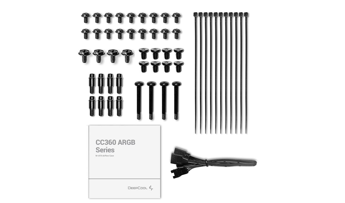 DeepCool CC360 WH ARGB Mini Tower White
