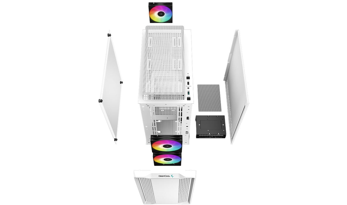 DeepCool CC360 WH ARGB Mini Tower White