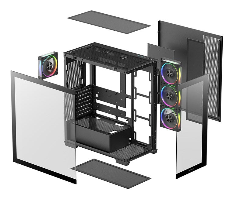 DeepCool CG580 4F V2 Midi Tower Black