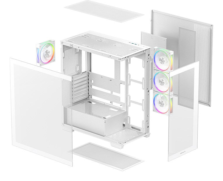 DeepCool CG580 4F V2 Midi Tower White