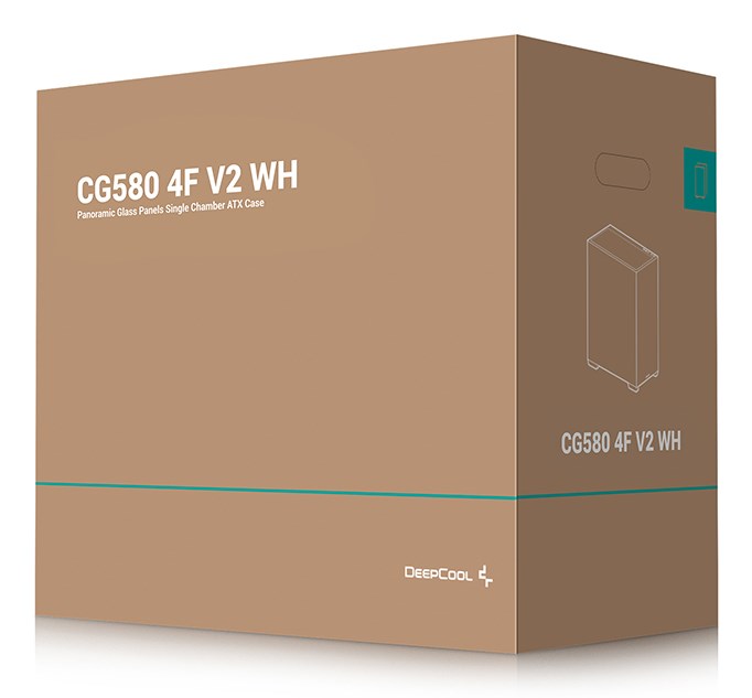 DeepCool CG580 4F V2 Midi Tower White