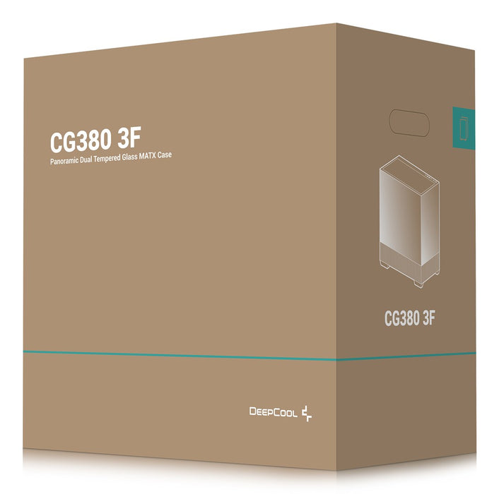 DeepCool CG380 3F Midi Tower Black