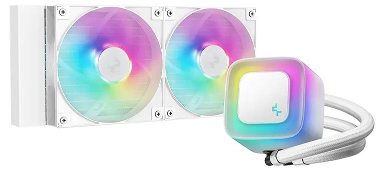 DeepCool LE240 WH V2 Processor All-in-one liquid cooler 12 cm White 1 pc(s)