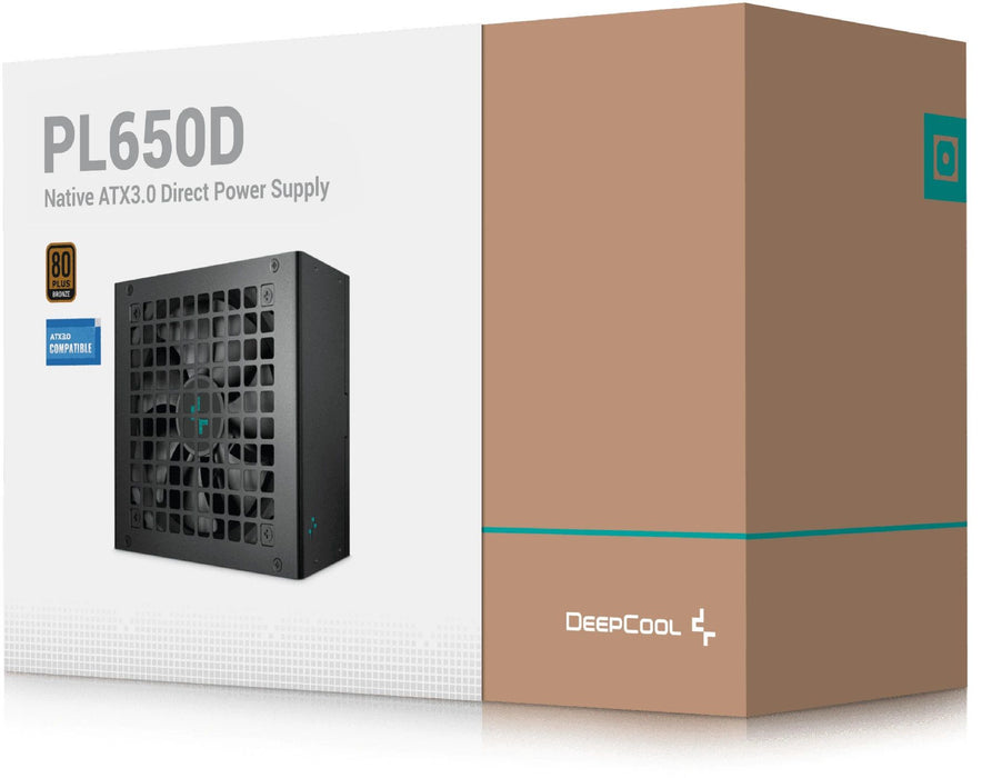 DeepCool PL650D power supply unit 650 W 20+4 pin ATX ATX Black