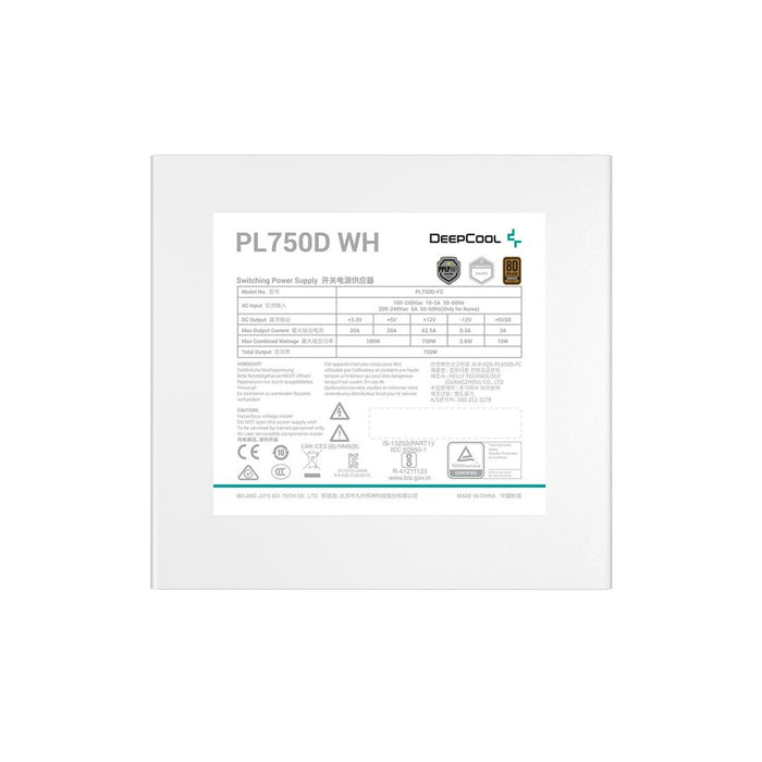 Power supply DEEPCOOL R-PL750D-FC0W-EU-V2 ATX 750 W 80 Plus Bronze RoHS WEEE