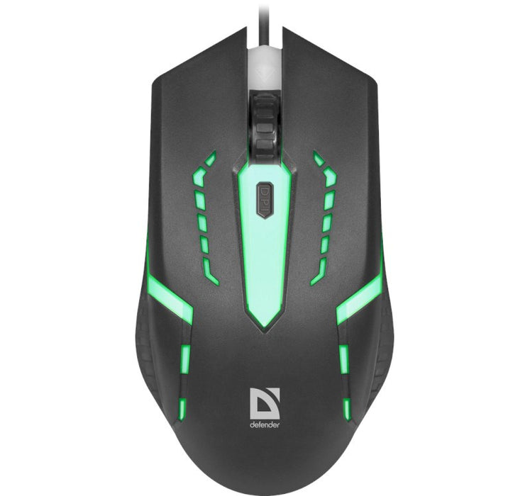 MOUSE DEFENDER FLASH MB-600L OPTIC LED 1200dpi 4P