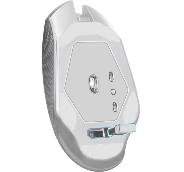 MOUSE DEFENDER GM-514 GLORY OPTIC RF RGB 3200dpi 7P WHITE