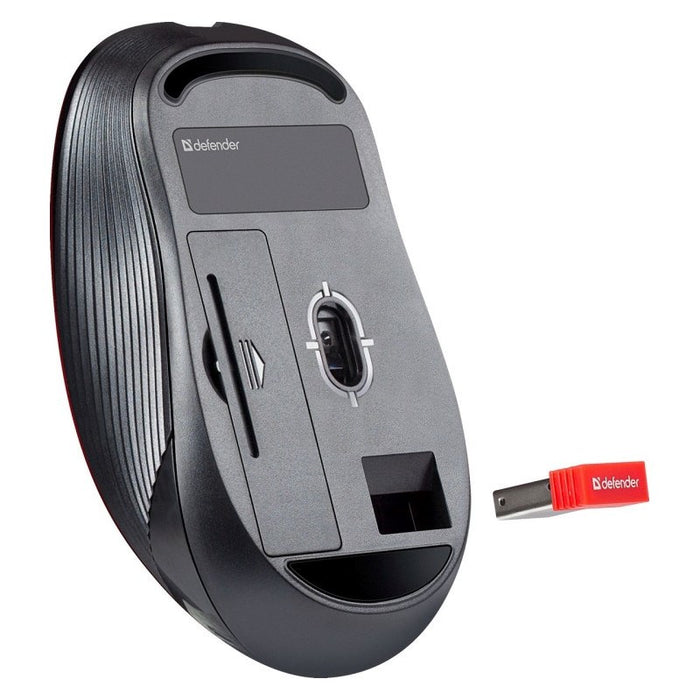 MOUSE DEFENDER GASSA MM-105 RF SILENT RED