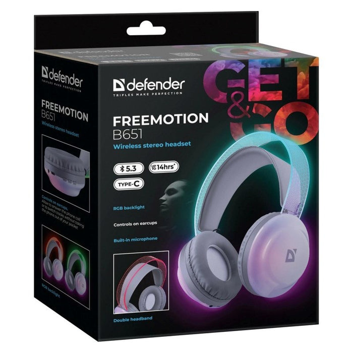 HEADPHONES DEFENDER BLUETOOTH FREEMOTION B651