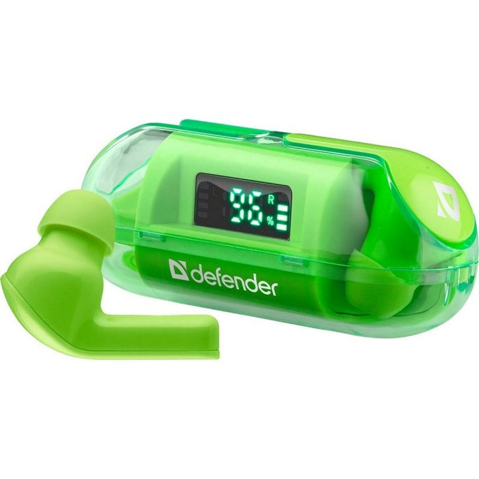 Wireless Earphones with Charging Case Defender TWINS 916 Green