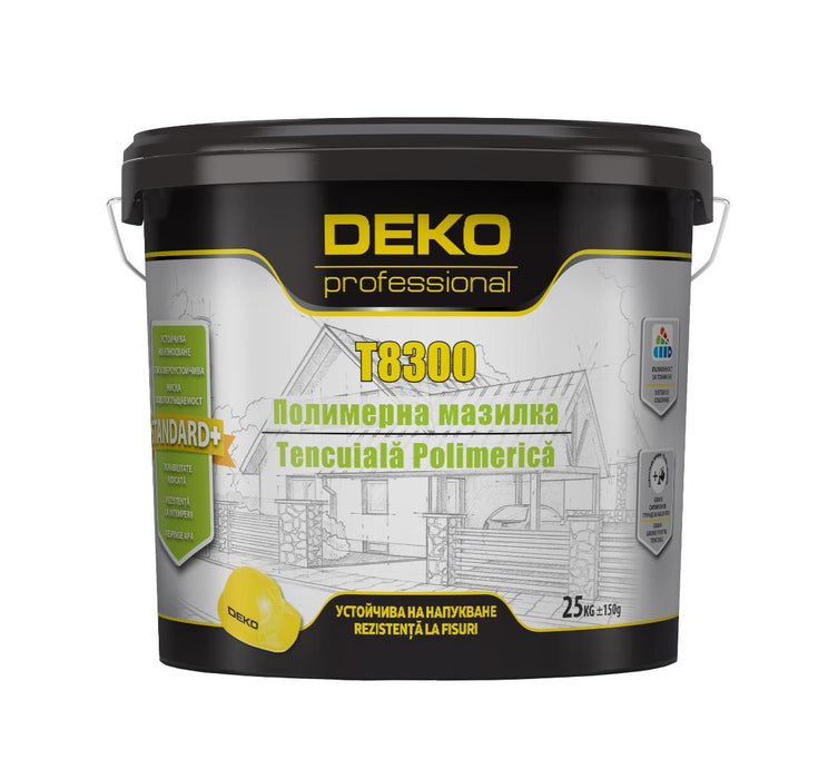 DRAGGED POLYMER PLASTER B2 DEKO