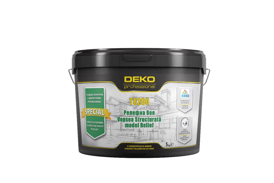 PLASTER DEKOPro EMBOSSED 5KG WHITE
