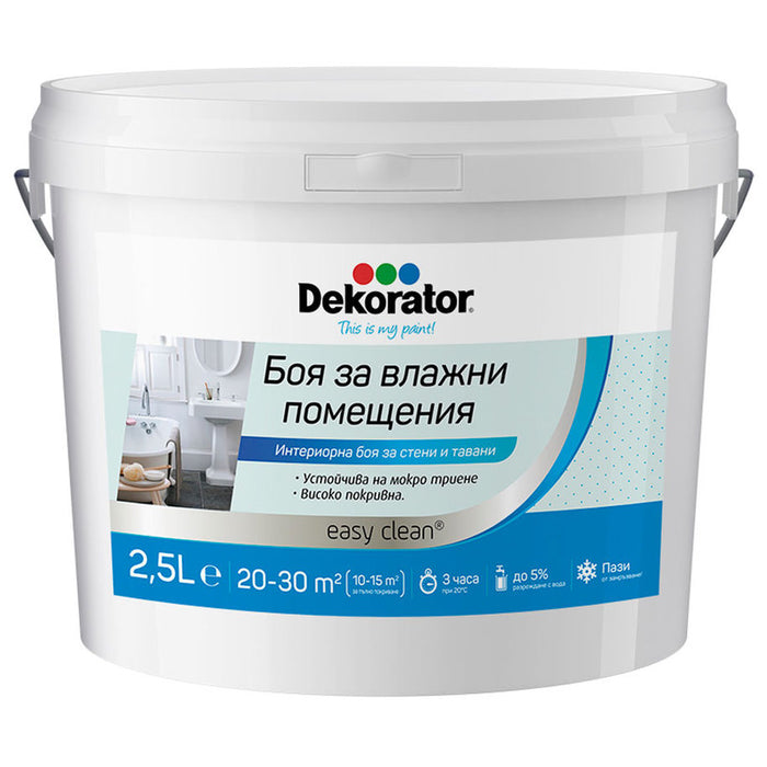 PAINT FOR WET ROOMS 2.5 L DEKORATOR