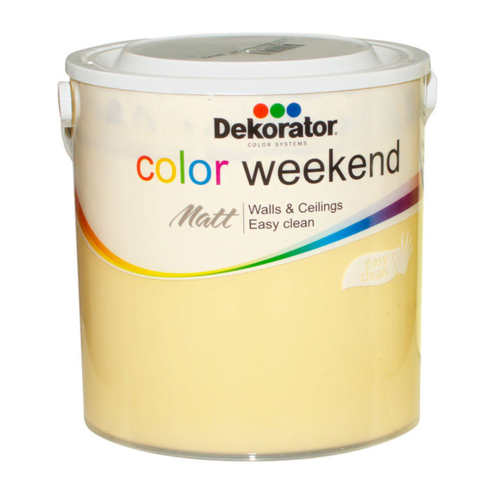 COLOR LATEX MAT BANANA SHAKE 2.5 L DEKORATOR