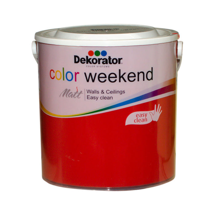 COLOR LATEX MAT BURGUNDY RED 2.5 L DEKORATOR