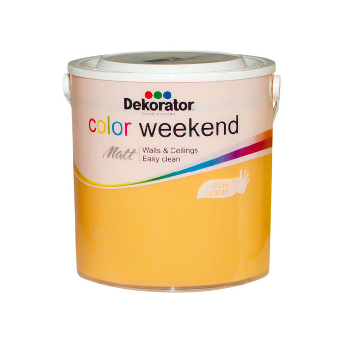 COLOR LATEX MAT SAFFRON 2.5 L DEKORATOR