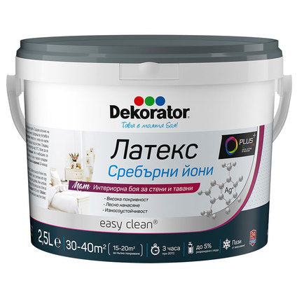 LATEX SILVER IONS P 2.5L DEKORATOR