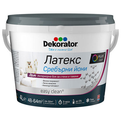 LATEX SILVER IONS P 4L DEKORATOR