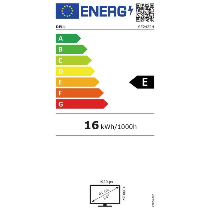 DELL S Series 24 Monitor - SE2422H- 60.5cm (23.8’’)