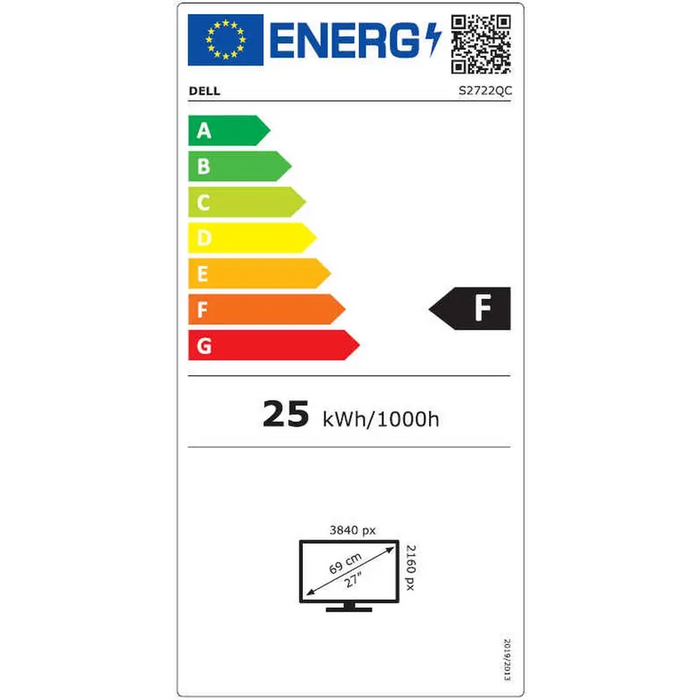 Dell S2722QC 27’’ IPS Anti-Glare LED 4ms 1000:1 350 cd/m2 UHD 4K (3840x2160) 99% sRGB AMD FreeSync HDMI, USB-C USB 3.2