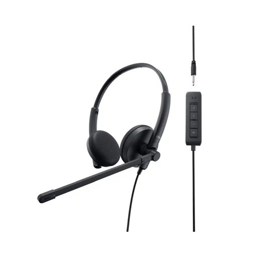 Dell Stereo Headset WH1022 - Headset<<<DELL периферия и аксесоари<<<DELL<<<PolyComp&&&HeadphonesPER-SLU<<<Input