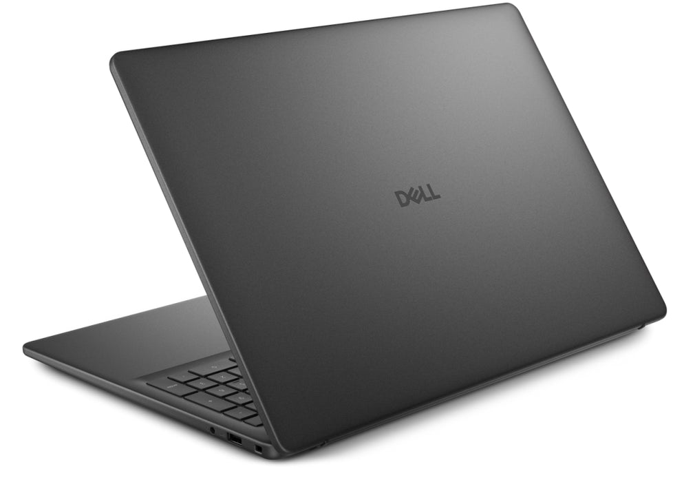 Dell 16 DC16250, Intel Core 5 120U (10 cores, up to 5.0 GHz), 16.0" FHD+(1920x1200) AG, 300nits, 16GB, 2x8GB, DDR5, 5200 MT/s, 512GB M.2 PCIe, Intel Graphics, Cam, FPR, Wi-Fi 6, Backlit Kb, Ubuntu, Carbon Black, 3Y PS